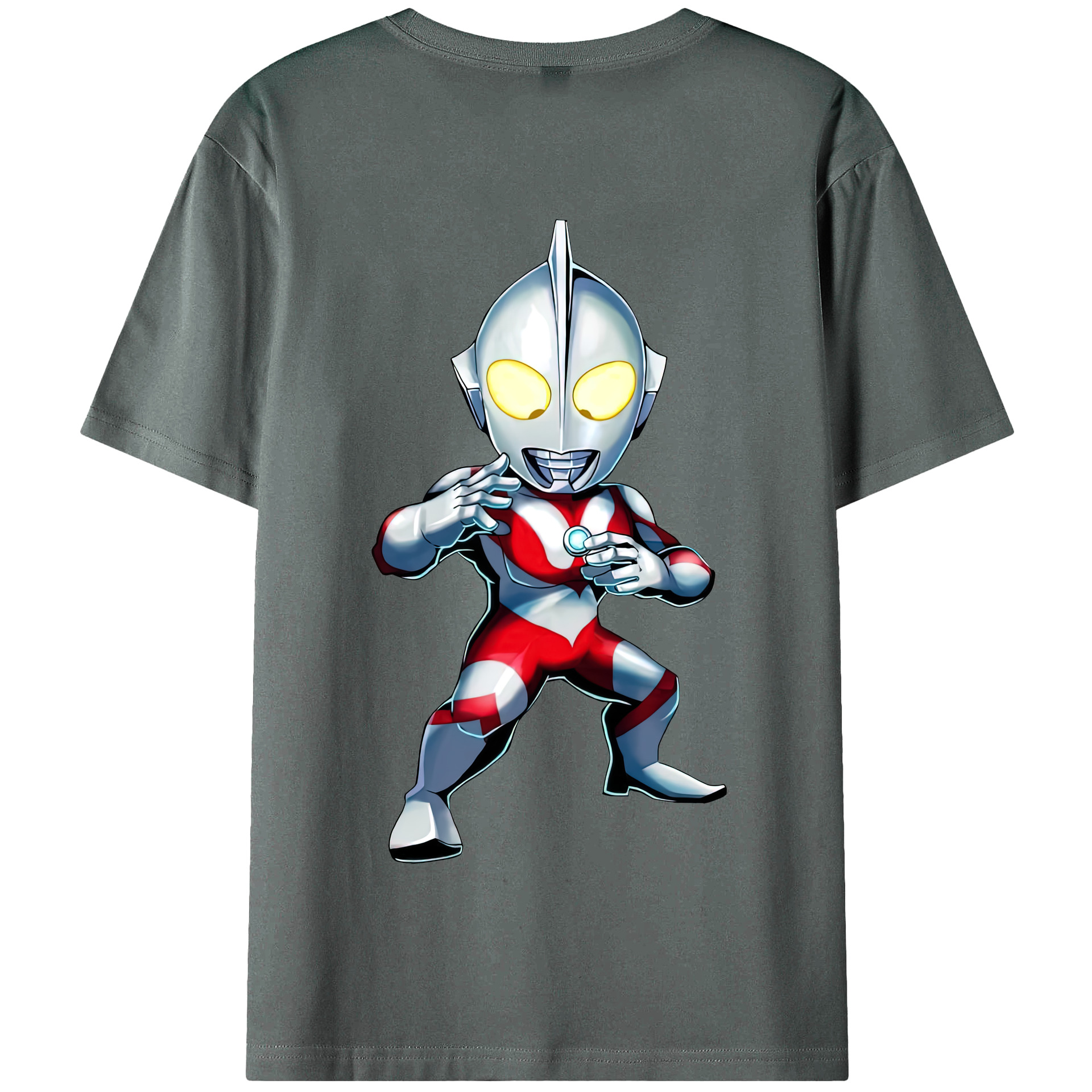 （画像用） ウルトラマン Ultraman 綿100％半袖Tシャツ（背面プリント）